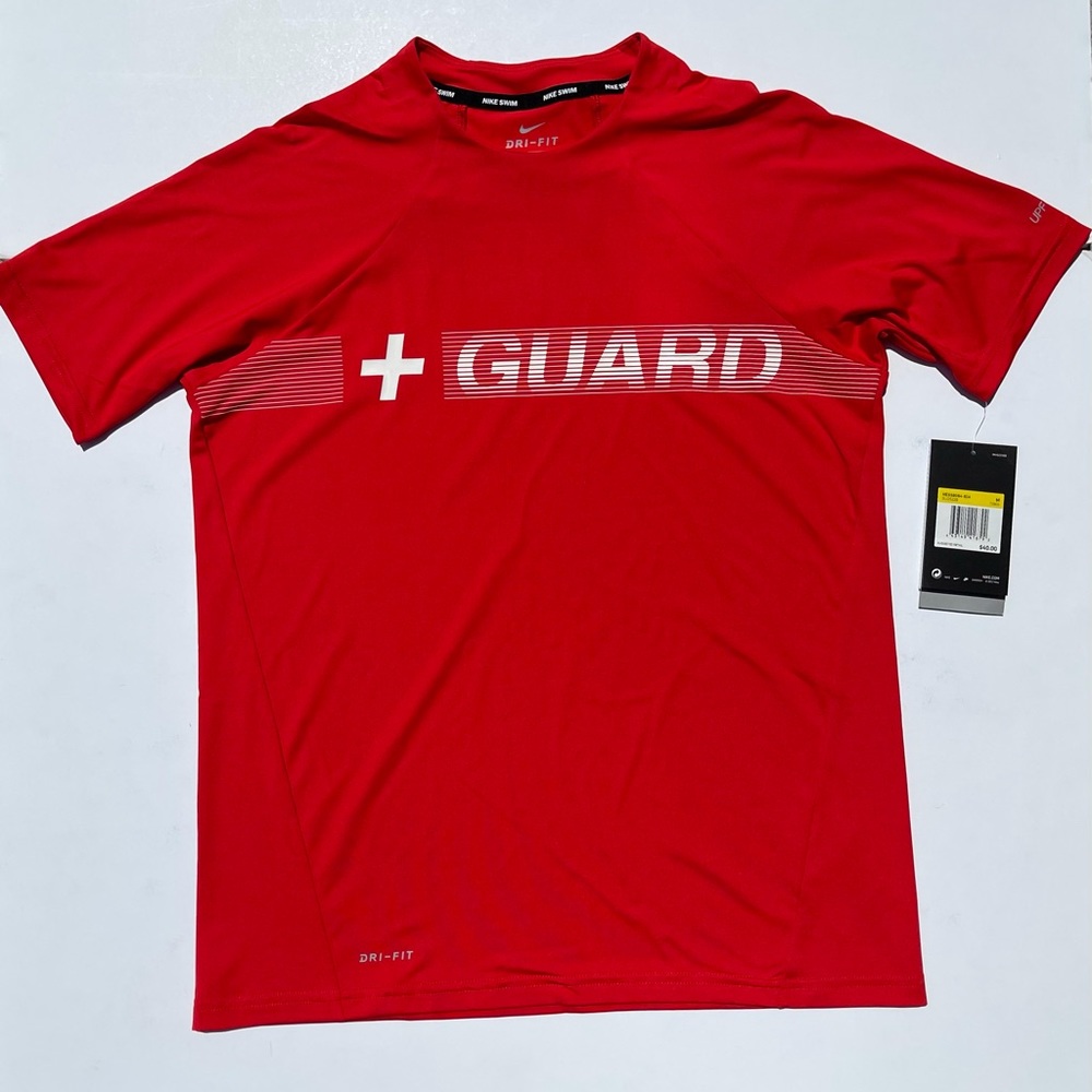 NWT NIKE Guard Women Swim Performance Short Sleeve